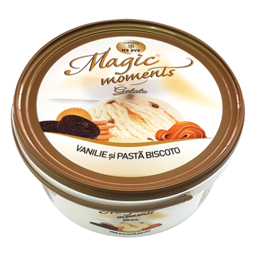 ICE DYP Magic moments  vanilie pasta biscotto